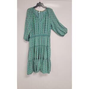 MALTILDA JANE Adorable Prairie Style Ditsy Floral Dress Size XL  0037